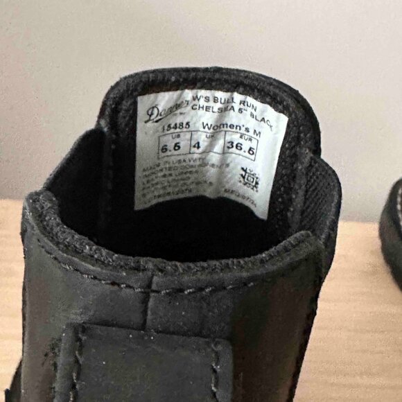 Danner Bull Run Chelsea,  black, US 6.5, EUR 36.5, UK4, runs big, EUC - Picture 5 of 5